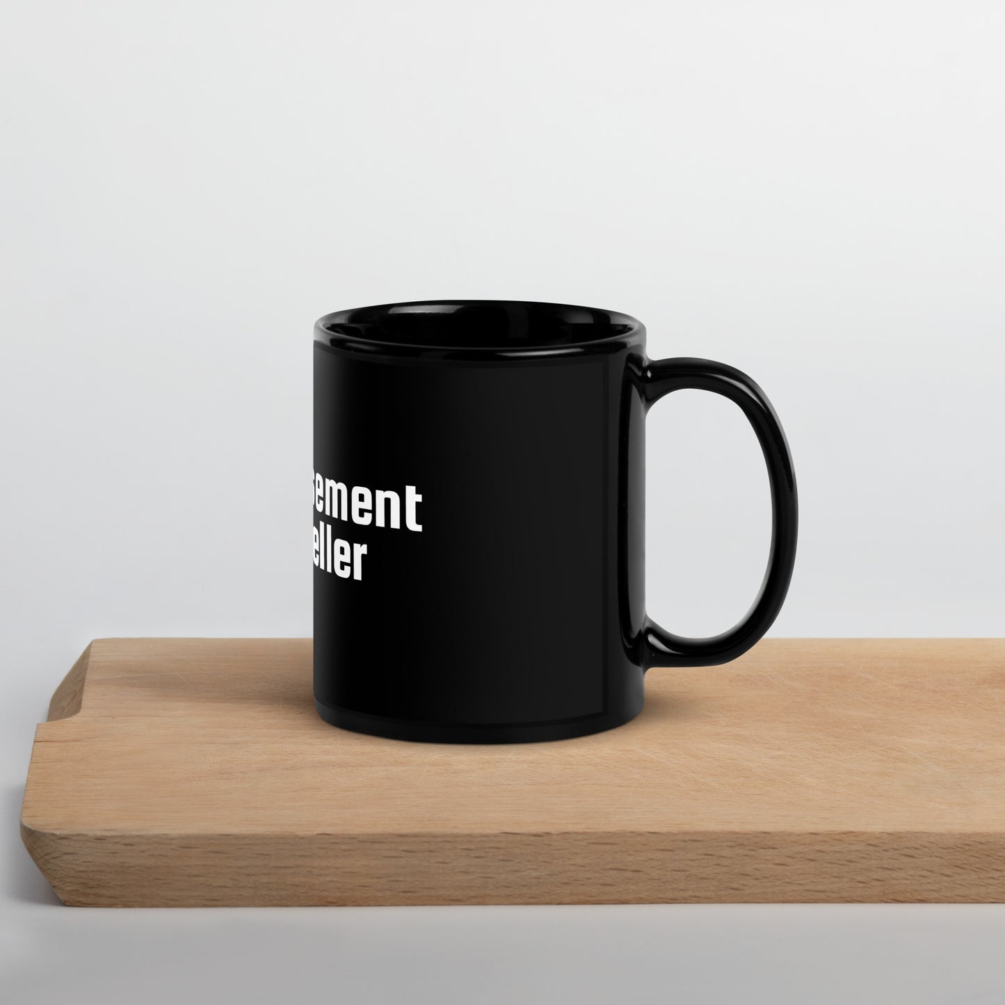 Black Glossy Coffee Mug