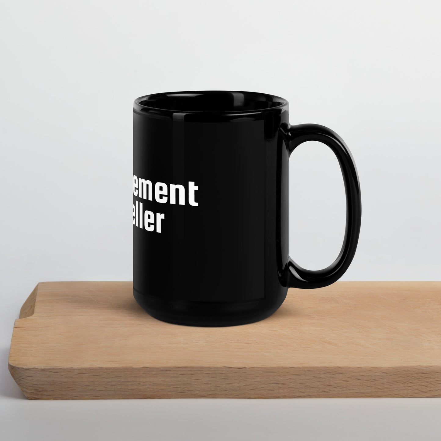 Black Glossy Coffee Mug