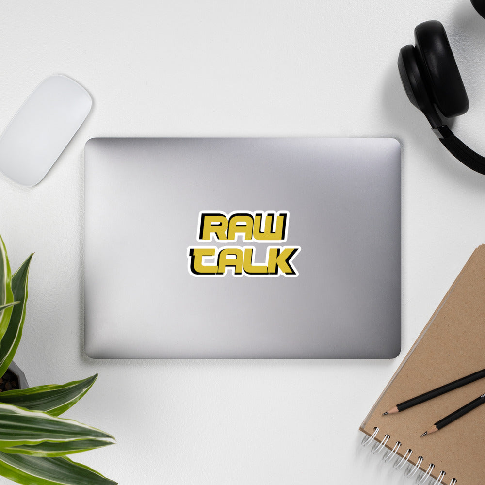 RAW TALK - Bubble-free stickers