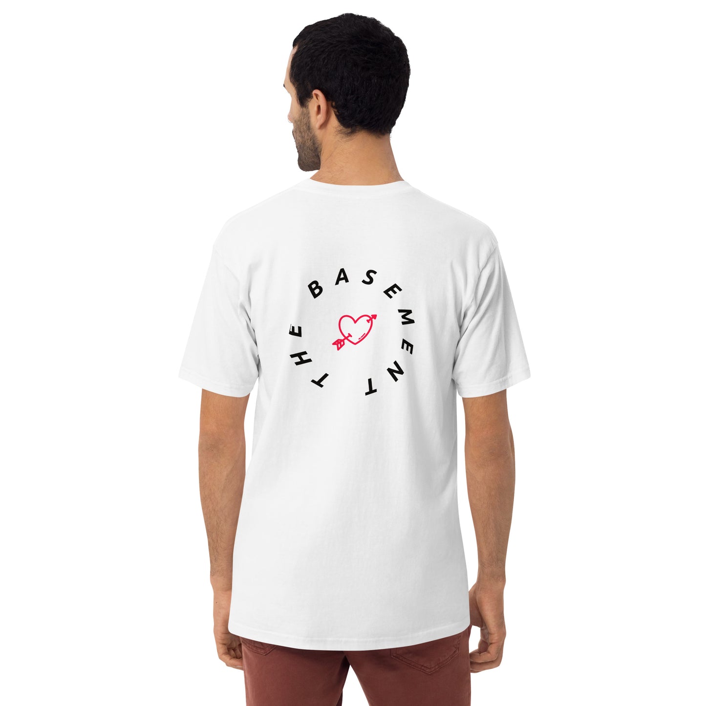 Basement has my heart - Unisex premium heavyweight tee