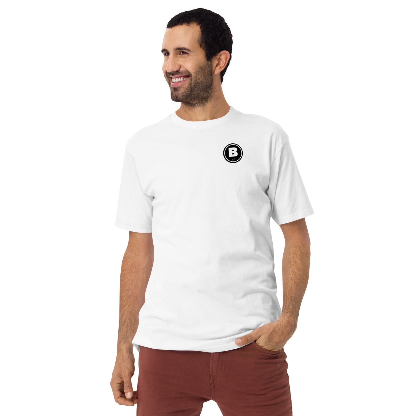 Basement has my heart - Unisex premium heavyweight tee