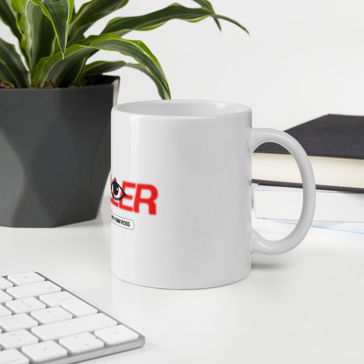 White glossy mug - dweller