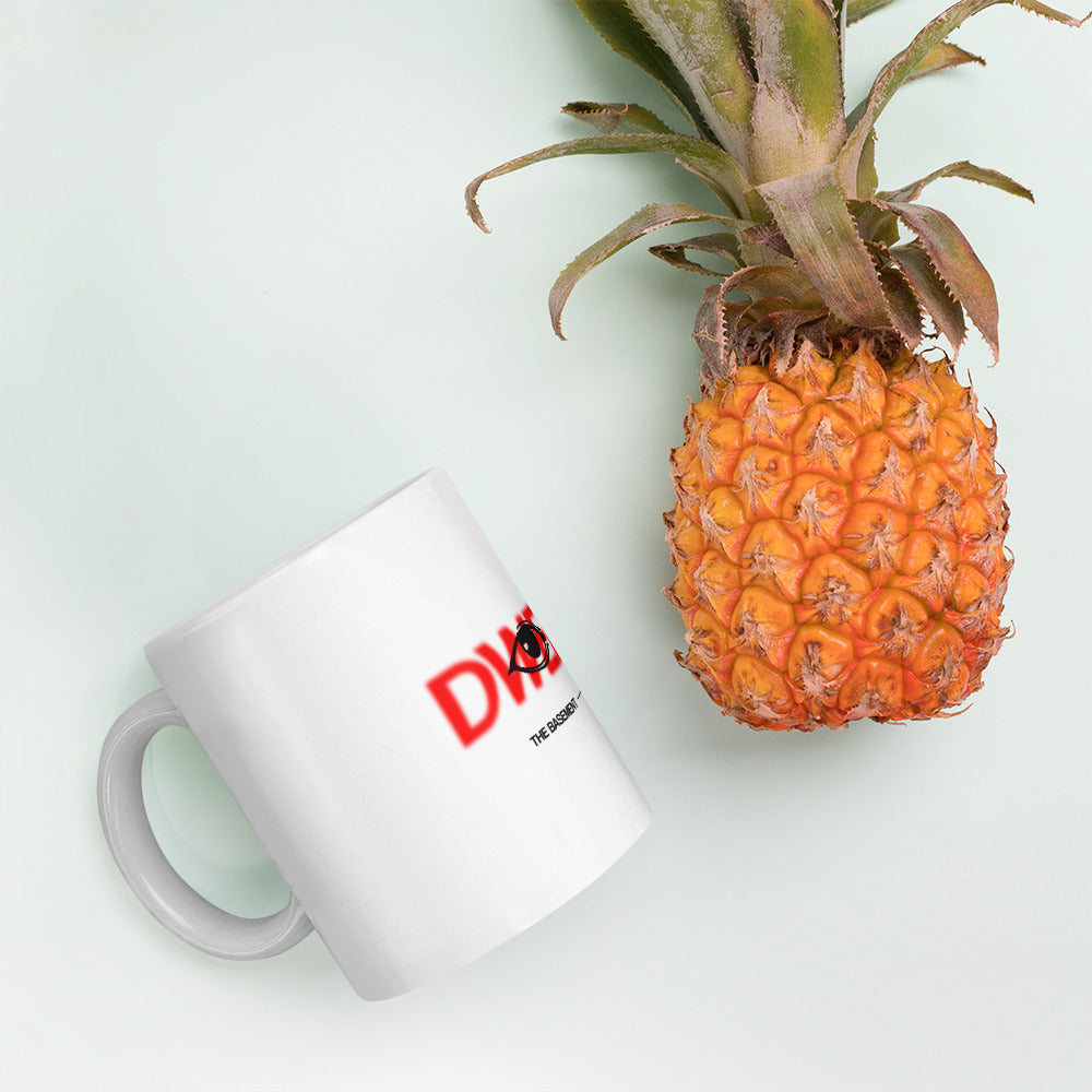 White glossy mug - dweller