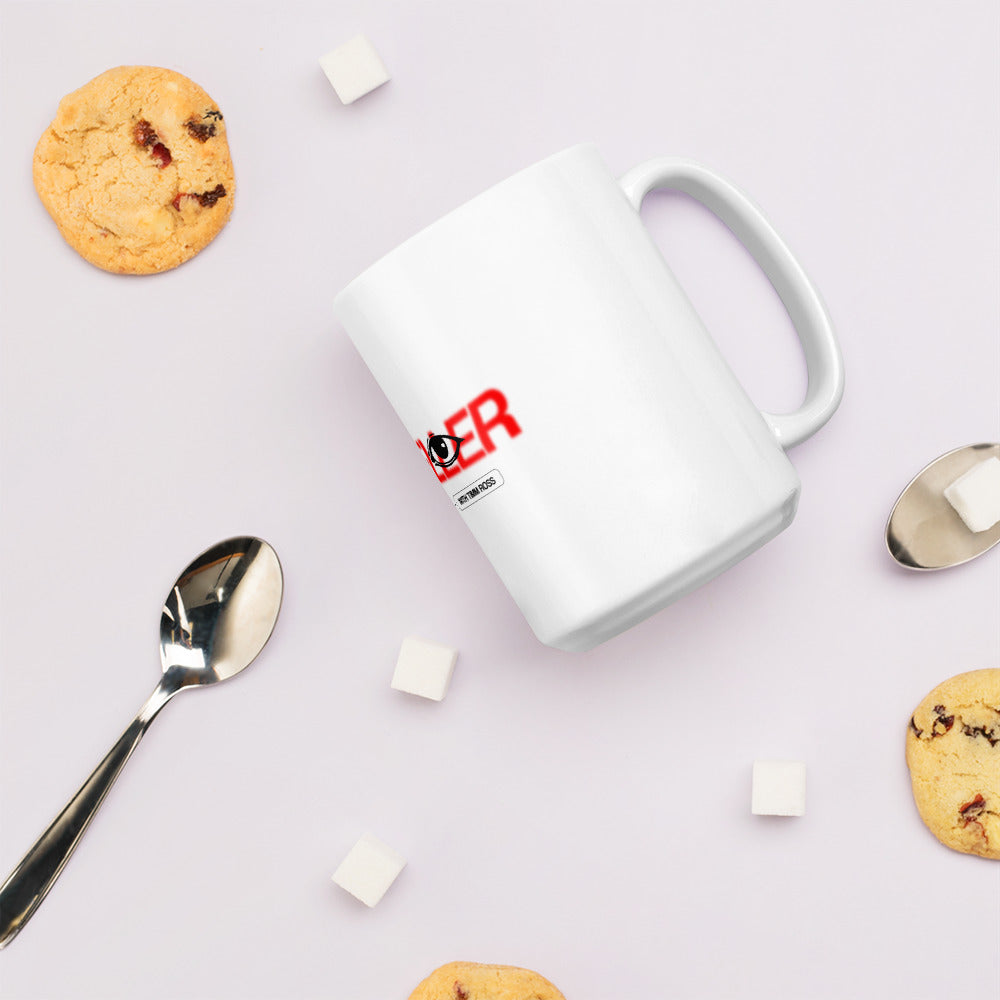 White glossy mug - dweller