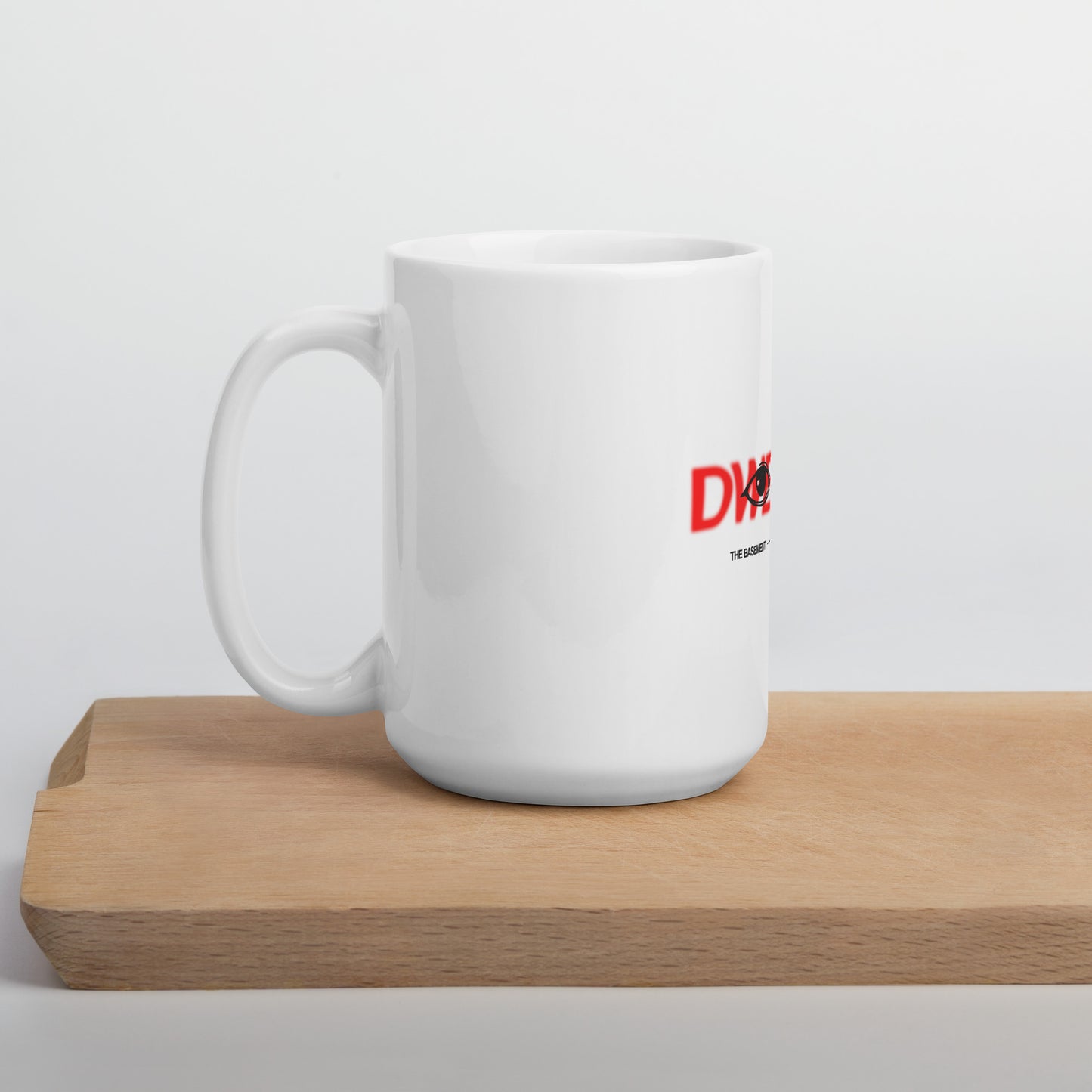 White glossy mug - dweller