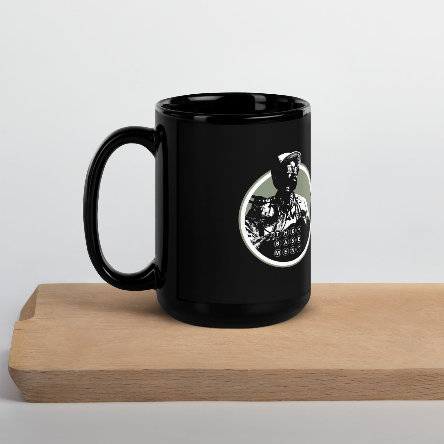 Black Glossy Coffee Mug