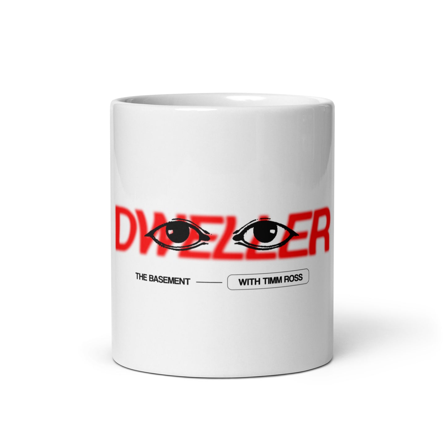 White glossy mug - dweller