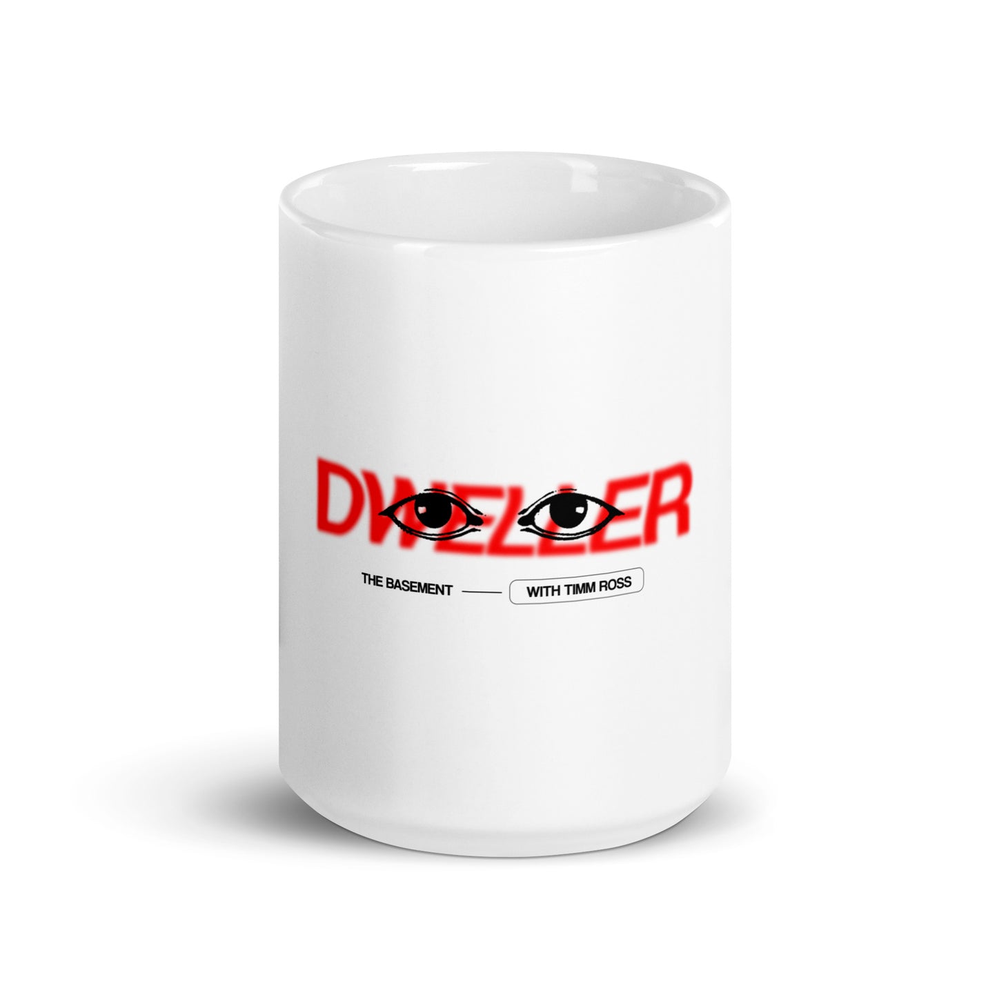 White glossy mug - dweller